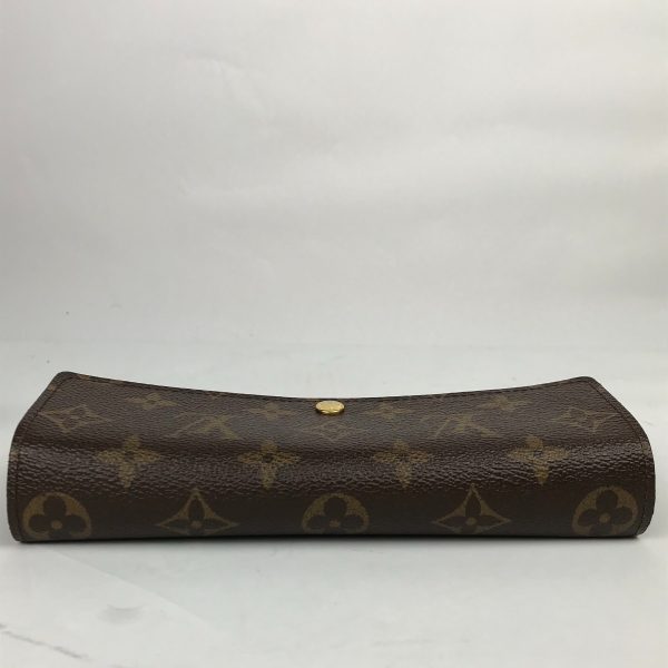 1014101070304 d6 LOUIS VUITTON Monogram Portefeuille Sarah Long Wallet Brown