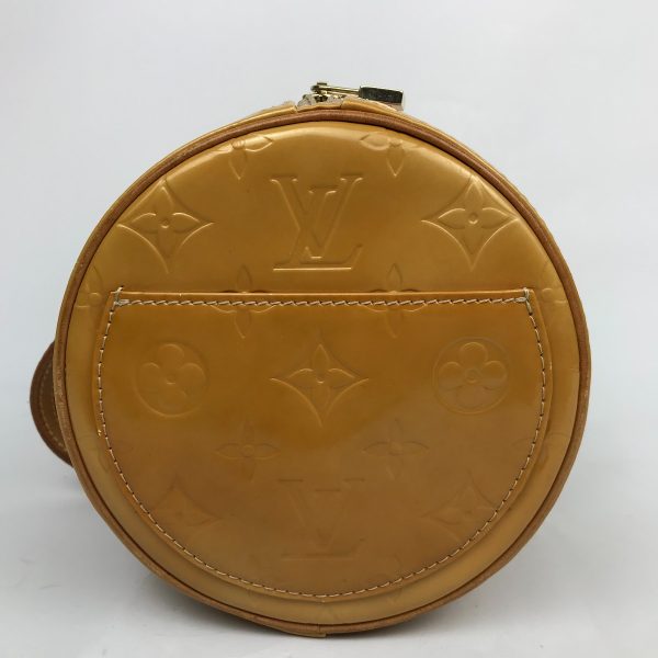 1014101079826 d3 LOUIS VUITTON Monogram Vernis Bedford handbag Yellow