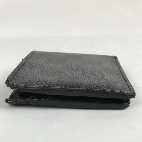 1014101097240 d5 LOUIS VUITTON Damier Graphite Portefeuille Wallet Black