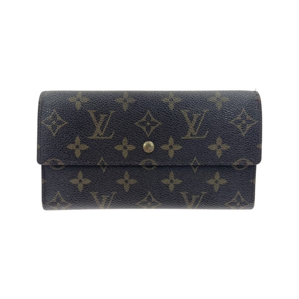 1016003183724 1 rbg LOUIS VUITTON Monogram Porto Tresor TrifLong Wallet M61217 Brown