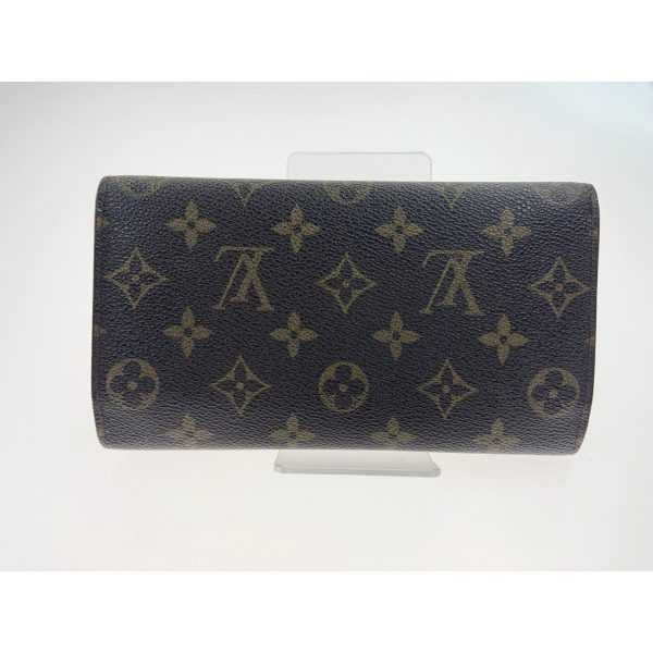 1016003183724 2 LOUIS VUITTON Monogram Porto Tresor TrifLong Wallet M61217 Brown