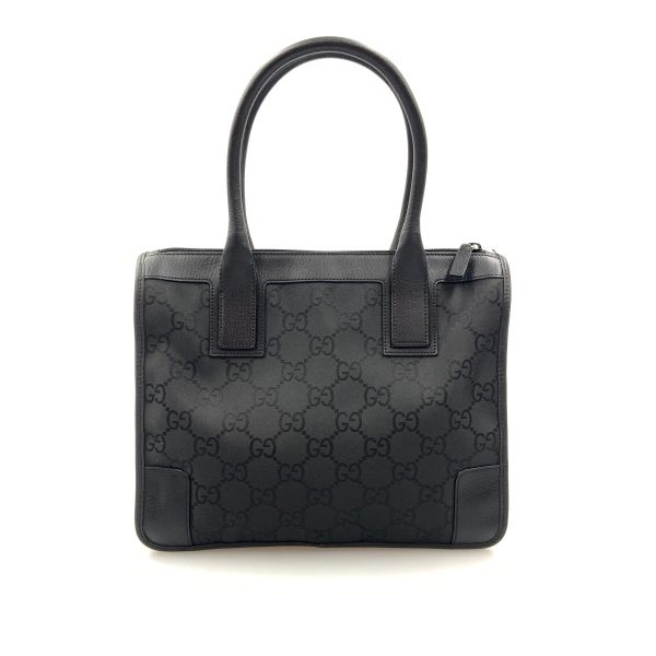 1016003237991 1 GUCCI GG nylon handbag black