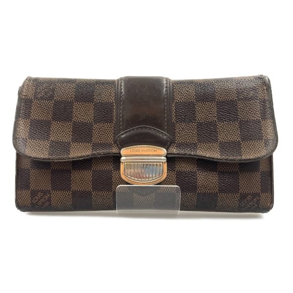 1016003245132 1 LOUIS VUITTON Portefeuil Sistine BifLong Wallet N61747 Brown