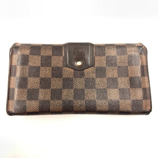 1016003245132 2 LOUIS VUITTON Portefeuil Sistine BifLong Wallet N61747 Brown