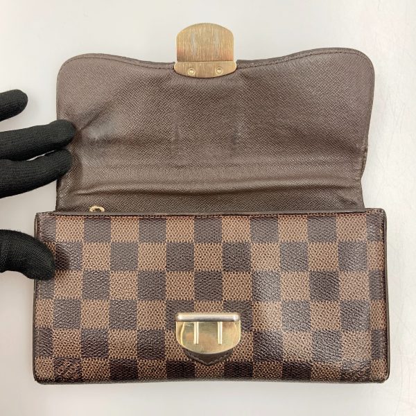 1016003245132 5 LOUIS VUITTON Portefeuil Sistine BifLong Wallet N61747 Brown