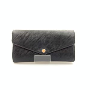 1016003255872 1 Miu Miu Long Wallet Crocodile Black Leather