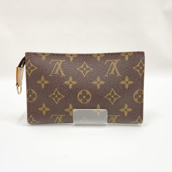 1016003257050 2 LOUIS VUITTON Monogram Bucket PM Accessories Pouch Accessory Case Pouch M42238 Brown