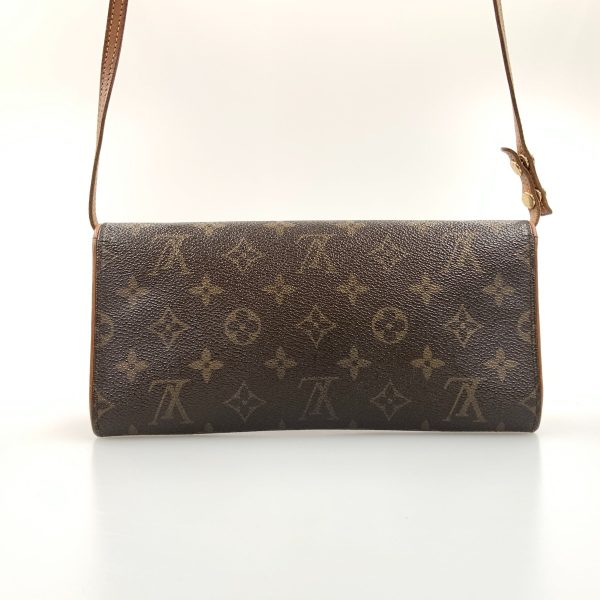 1016003257654 2 LOUIS VUITTON Pochette Twin GM Shoulder Bag Brown