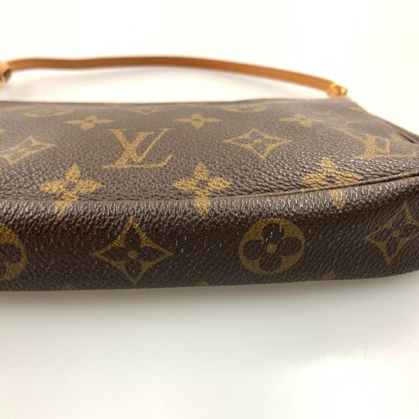 1016003258590 6 LOUIS VUITTON Monogram Pochette Accessory Pouch One Shoulder Bag Brown