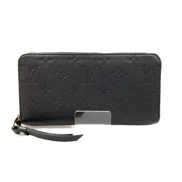 1016003268001 1 LOUIS VUITTON Empreinte Zippy Wallet Long Wallet M61864 Black