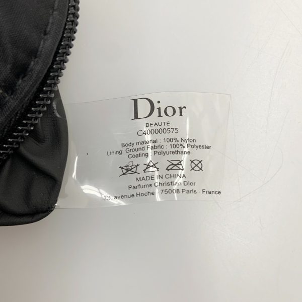 1016003271087 6 Christian Dior Pouch Black