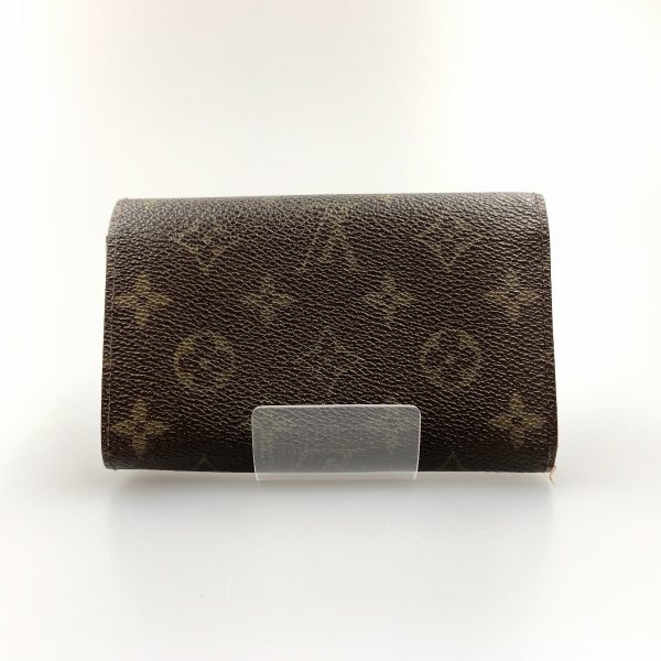 1016003275610 3 LOUIS VUITTON Porte Monet Bier Tresor Wallet M61730 Brown