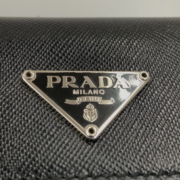 1016003276921 2 PRADA Saffiano 6 key case black