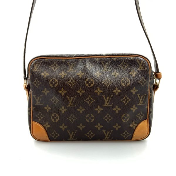 1016003283158 2 LOUIS VUITTON Monogram Nile Shoulder Bag M45244 Brown