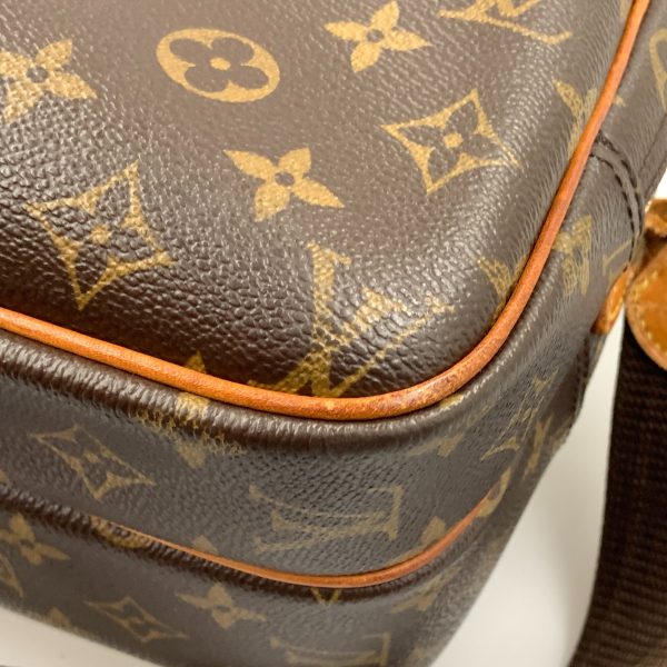 1016003283981 4 LOUIS VUITTON Monogram Reporter PM Shoulder Bag Brown