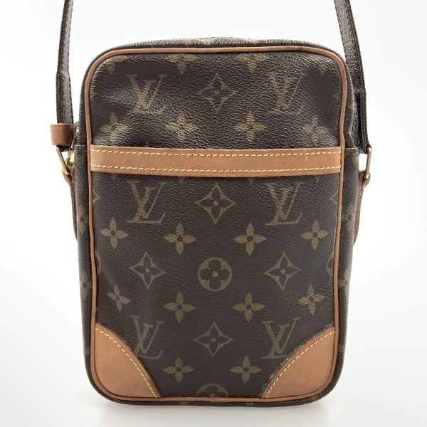 1016003284360 1 LOUIS VUITTON Monogram Danube Shoulder Bag M45266 Brown