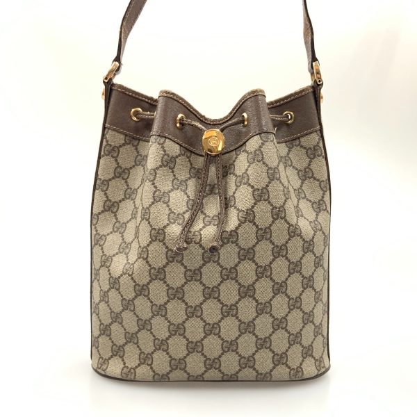 1016003289532 1 GUCCI GG Plus Shoulder Bag Drawstring Bag