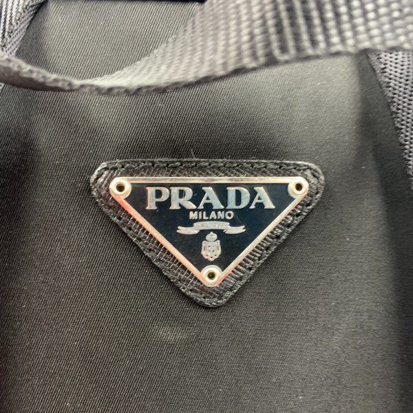 1016003290187 3 PRADA nylon Rucksack backpack black