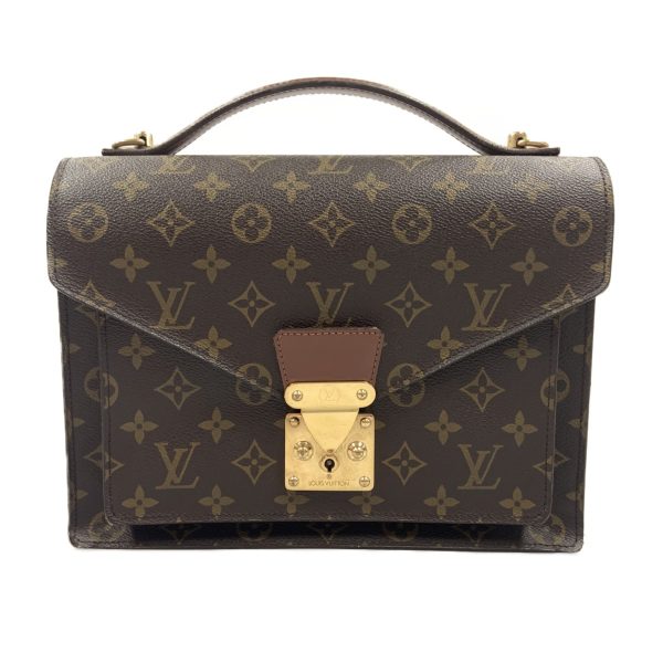 1016003290712 1 LOUIS VUITTON Monogram Monceau M51185 Brown