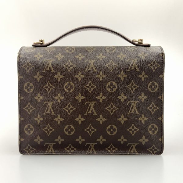 1016003290712 2 LOUIS VUITTON Monogram Monceau M51185 Brown