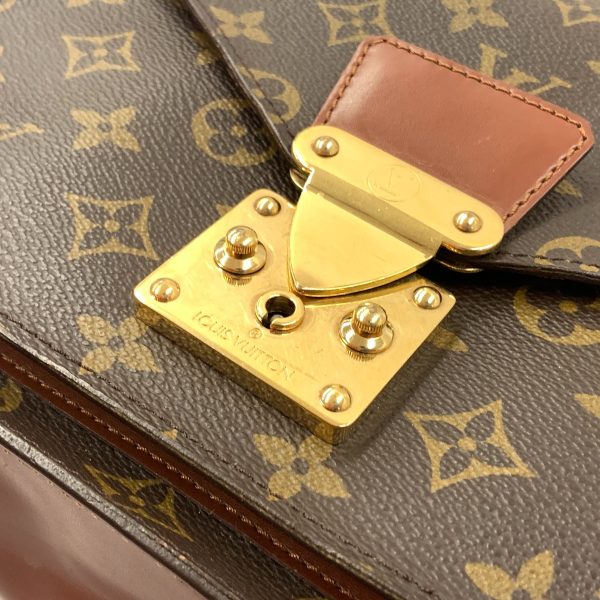 1016003290712 6 LOUIS VUITTON Monogram Monceau M51185 Brown