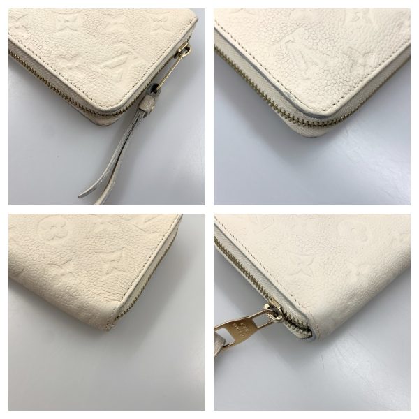 1016003296288 6 LOUIS VUITTON Empreinte Zippy Long Wallet M60546 White