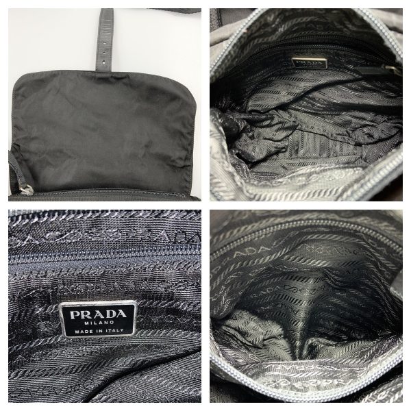 1016003302484 7 PRADA shoulder bag nylon black