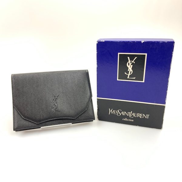 1016003303795 10 Yves Saint Laurent Clutch Bag Black