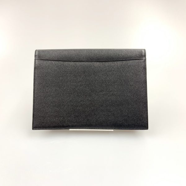 1016003303795 2 Yves Saint Laurent Clutch Bag Black