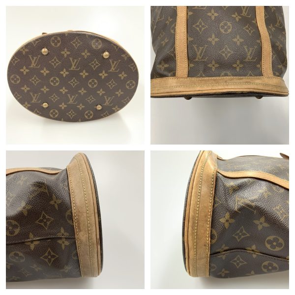 1016003307281 4 LOUIS VUITTON Bucket GM Shoulder Bag M42236 Brown