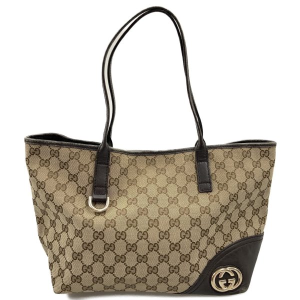 1016003307502 1 GUCCI GG Brit tote bag Beige Brown