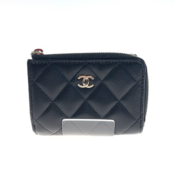 1016003311646 1 CHANEL Matelasse Caviar Skin Quilted Wallet Black