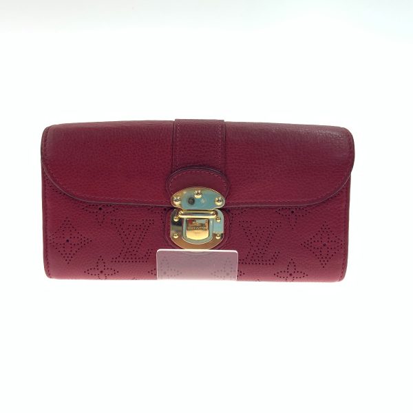 1016003313749 1 LOUIS VUITTON Mahina Portefeuilles long wallet Red