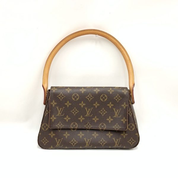 1016003315545 1 LOUIS VUITTON Mini Looping Shoulder Bag M51147 Brown