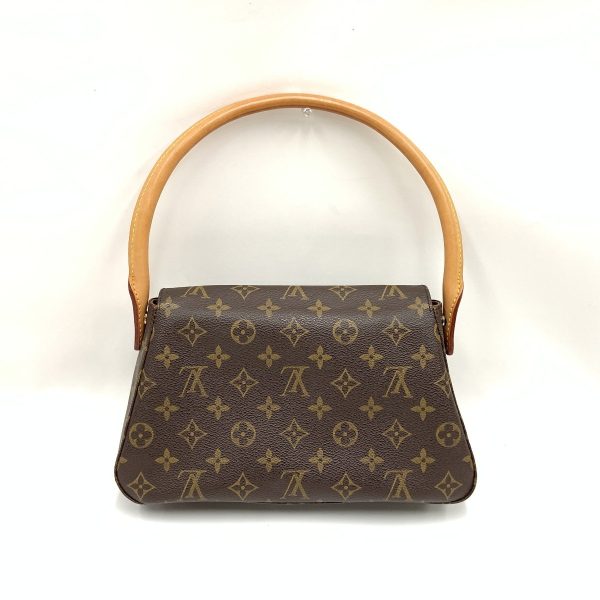 1016003315545 2 LOUIS VUITTON Mini Looping Shoulder Bag M51147 Brown