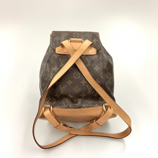 1016003315590 2 LOUIS VUITTON Monogram Monsouris MM Backpack Brown