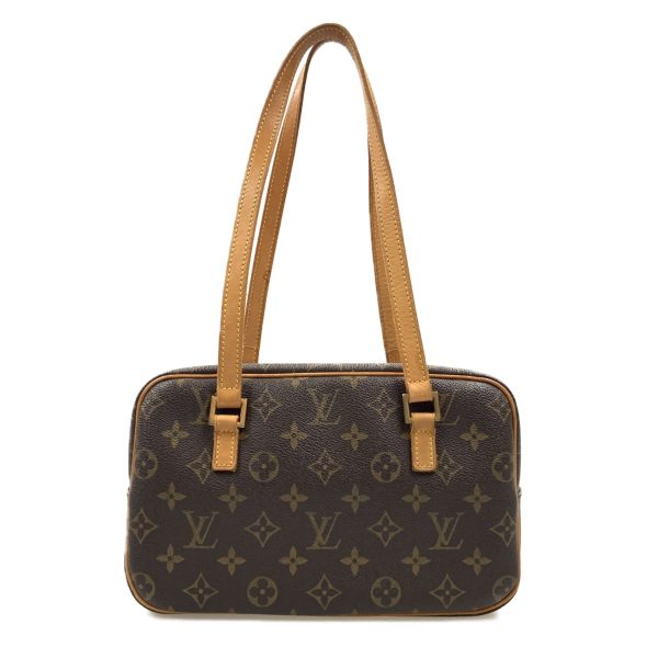 1016003315613 2 LOUIS VUITTON Monogram Cite MM Shoulder Bag Brown