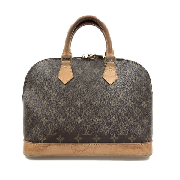 1016003320648 2 LOUIS VUITTON Monogram Alma PM Handbag Brown