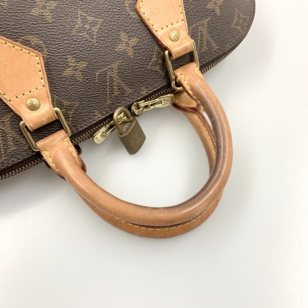 1016003320648 3 LOUIS VUITTON Monogram Alma PM Handbag Brown