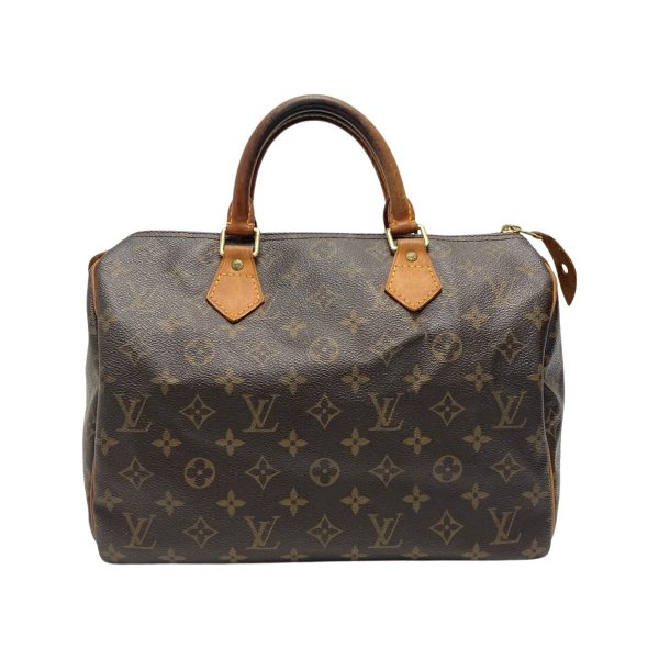 1017003921606 1 rbg LOUIS VUITTON Monogram Speedy 30 Handbag padlock and key