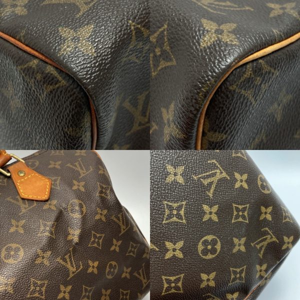 1017003921606 6 LOUIS VUITTON Monogram Speedy 30 Handbag padlock and key