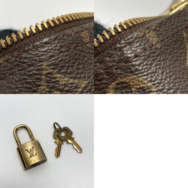 1017003921606 8 LOUIS VUITTON Monogram Speedy 30 Handbag padlock and key