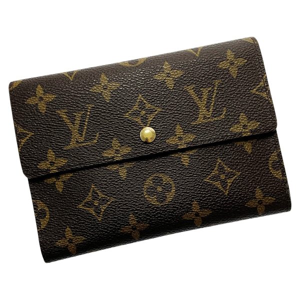 1017004010859 1 rbg LOUIS VUITTON Porte Tresor Etuit Papier Brown Monogram