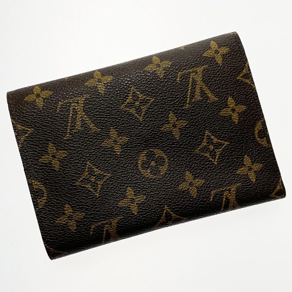 1017004010859 2 LOUIS VUITTON Porte Tresor Etuit Papier Brown Monogram