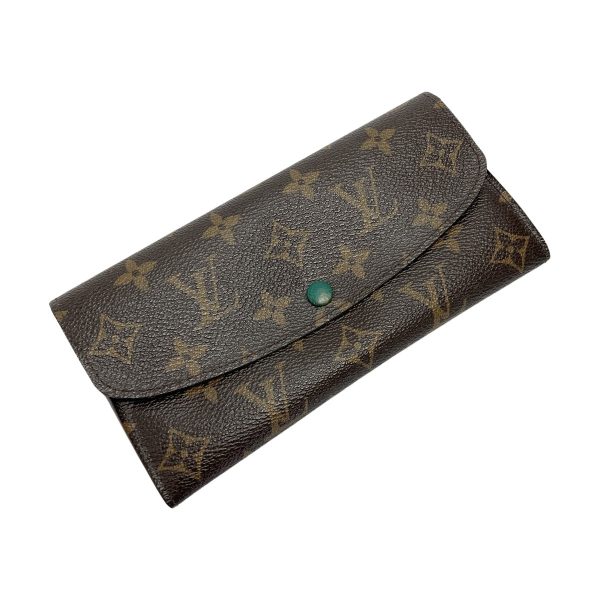 1017004025341 1 rbg LOUIS VUITTON Monogram Portefeuille Emily Vert Long Wallet