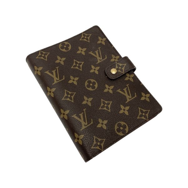 1017004060304 1 rbg LOUIS VUITTON Monogram Agenda MM R20105 Notebook 6 hole type