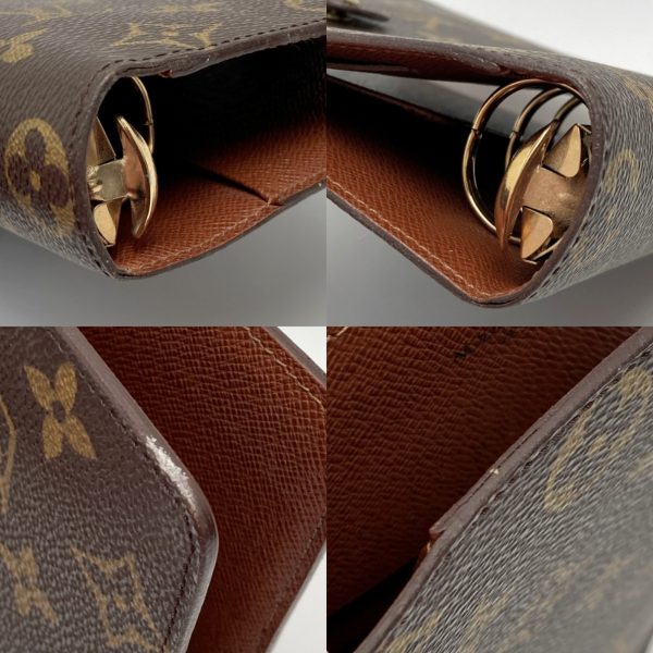 1017004060304 5 LOUIS VUITTON Monogram Agenda MM R20105 Notebook 6 hole type