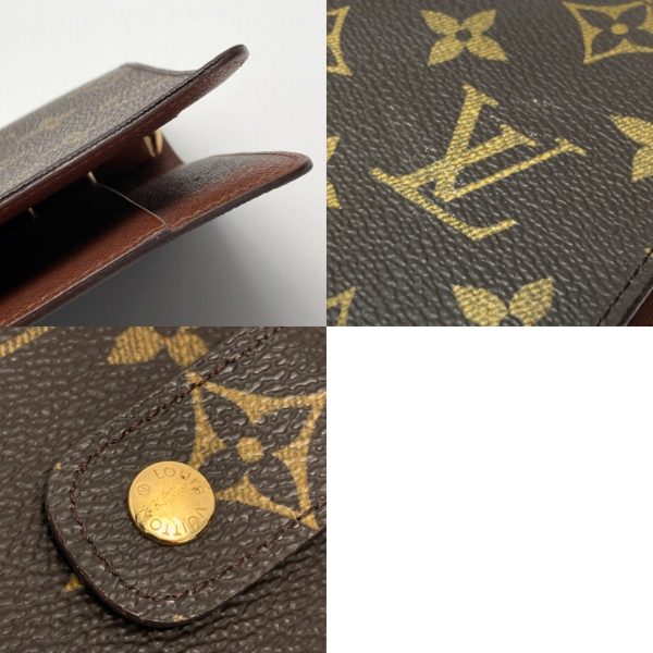 1017004060304 6 LOUIS VUITTON Monogram Agenda MM R20105 Notebook 6 hole type