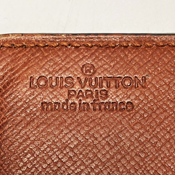 1017004068898 3 LOUIS VUITTON Porto Chequier Double M62223 Brown Long Wallet