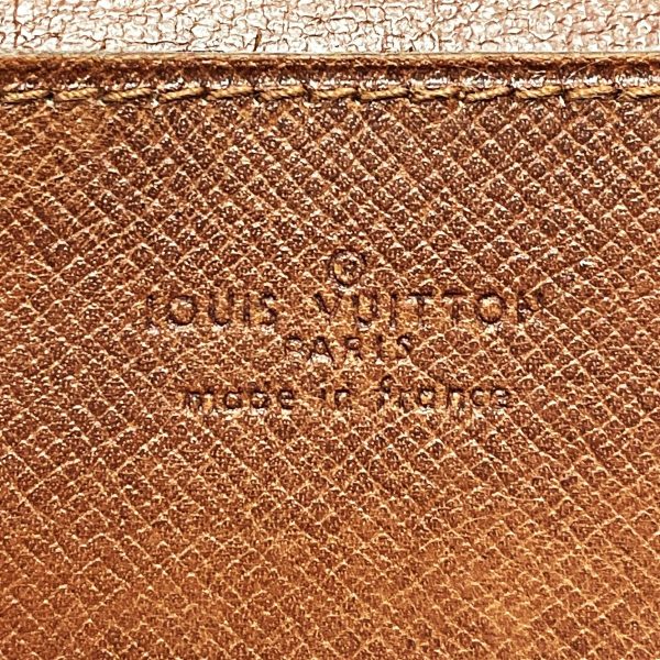 1017004078101 5 LOUIS VUITTON Porto Chequier Double M62223 Brown Long Wallet